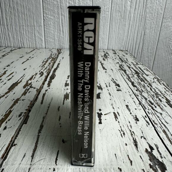 Danny Davis and Willie Nelson with The Nashville Brass 1980 RCA Cassette Tape - Picture 5 of 5